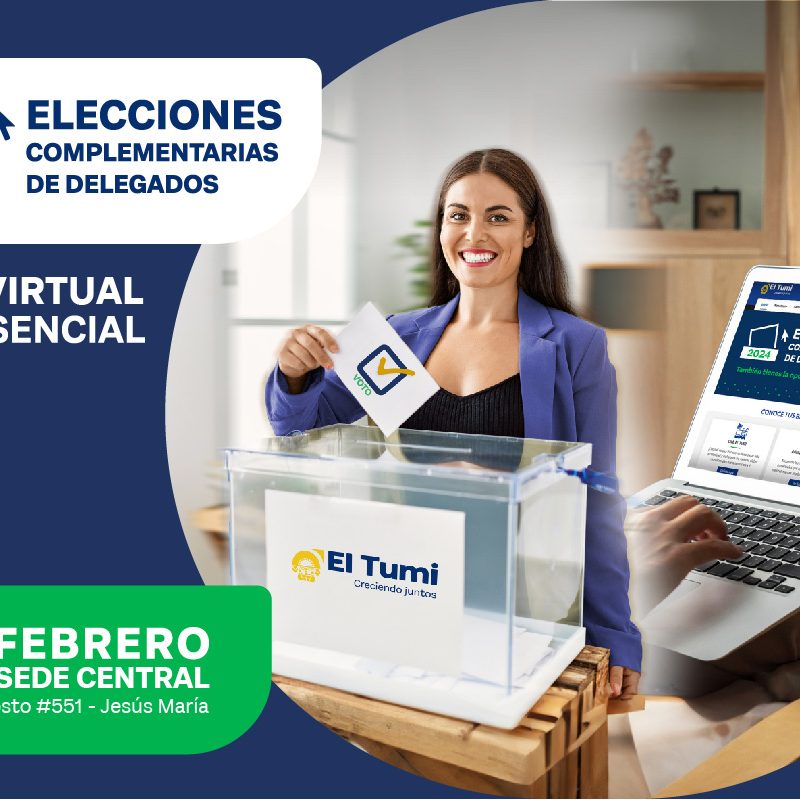 Elecciones complementarias de delegados 2024 - Portada